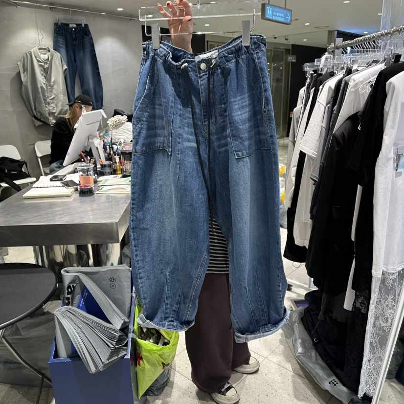 HERTZ-P韓國直郵女裝新款時尚熱賣26春夏人氣職業牛仔褲HERTZ-P牛仔褲