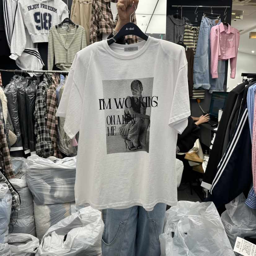 A-DEL東大門代購女裝新款推薦時尚26春夏人氣休閑職業T恤A-DELT恤