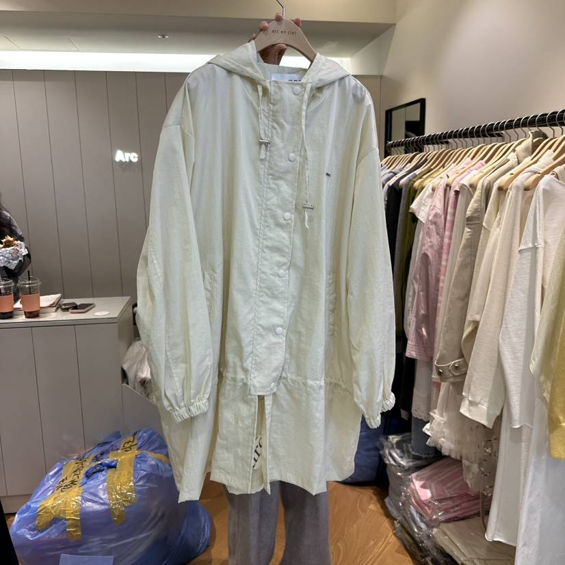ARC韓國直郵女裝新款26春夏職業時尚推薦真品人氣長款風衣ARC EN CIEL長款風衣