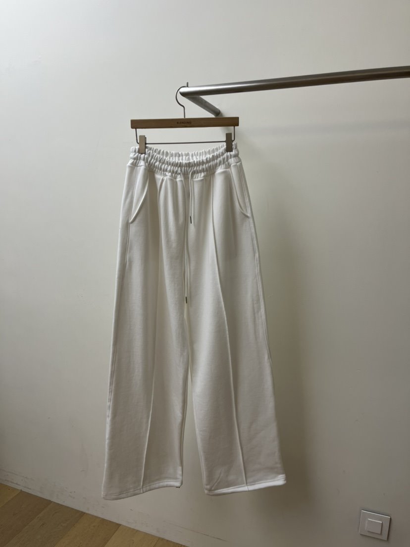 BLENDING-p東大門實拍女裝新品26春夏時尚真品休閑褲褶裥BLENDING-p休閑褲