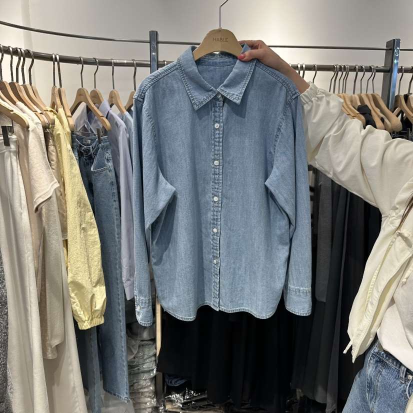 HABLE韓國代購女裝新品休閑人氣熱賣推薦時尚26春夏襯衫蕾絲衫HABLE襯衫/蕾絲衫