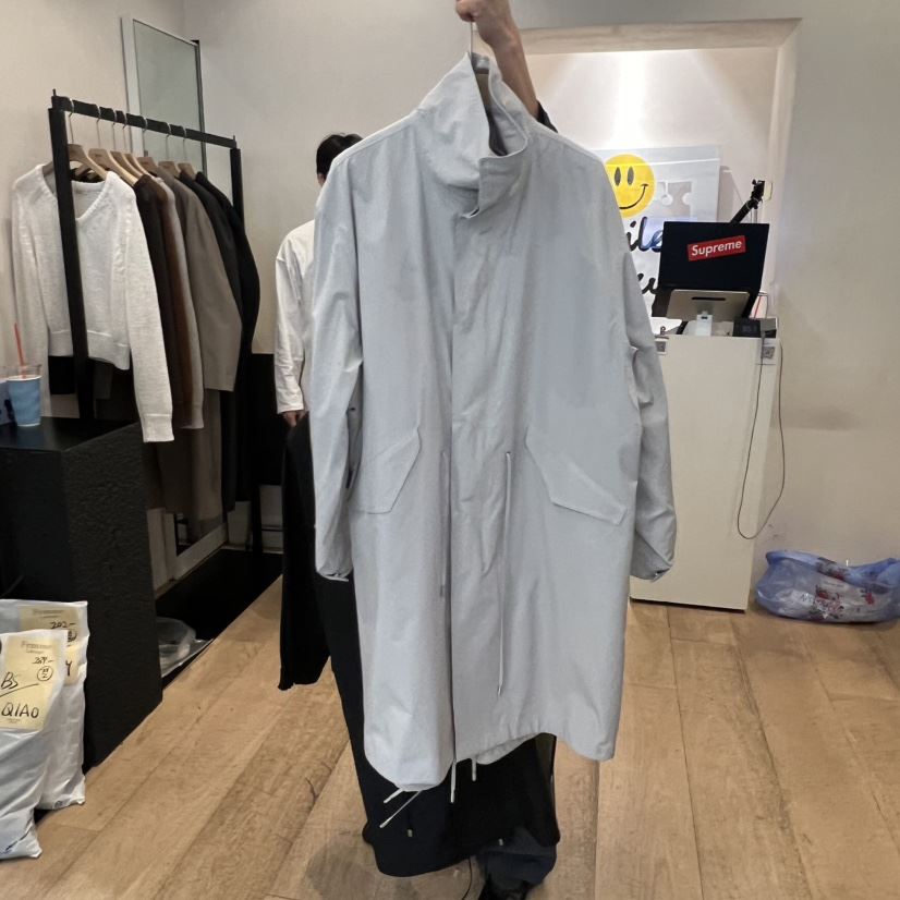 LA MAGIE FEMME東大門代購女士新品人氣真品時尚長款風衣Lamagie Femme長款風衣