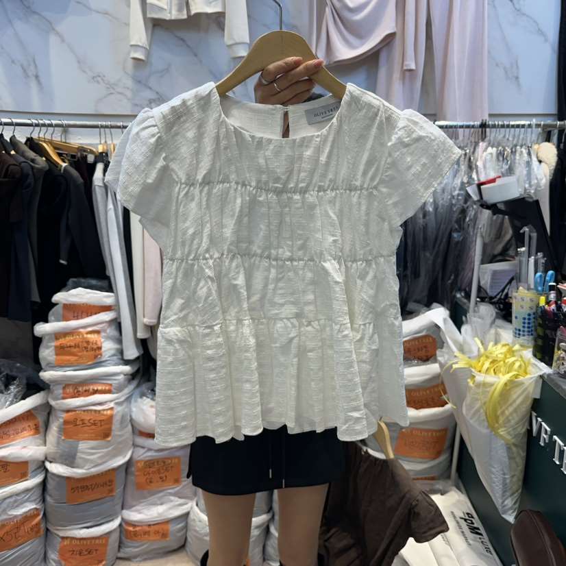 OLIVE TrEE東大門實拍女裝新品推薦26春夏真品襯衫蕾絲衫OLIVE TrEE襯衫/蕾絲衫