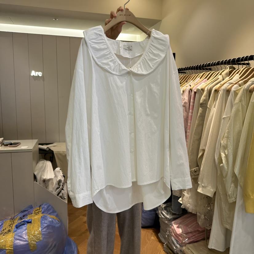 ARC韓國直郵女士新款熱賣真品休閑26春夏人氣推薦襯衫蕾絲衫ARC EN CIEL襯衫/蕾絲衫
