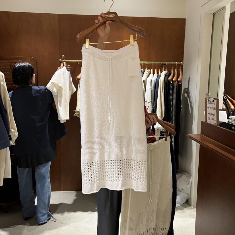 HEBON韓國代購女士新品真品時尚推薦26春夏職業人氣休閑長裙HEBON長裙