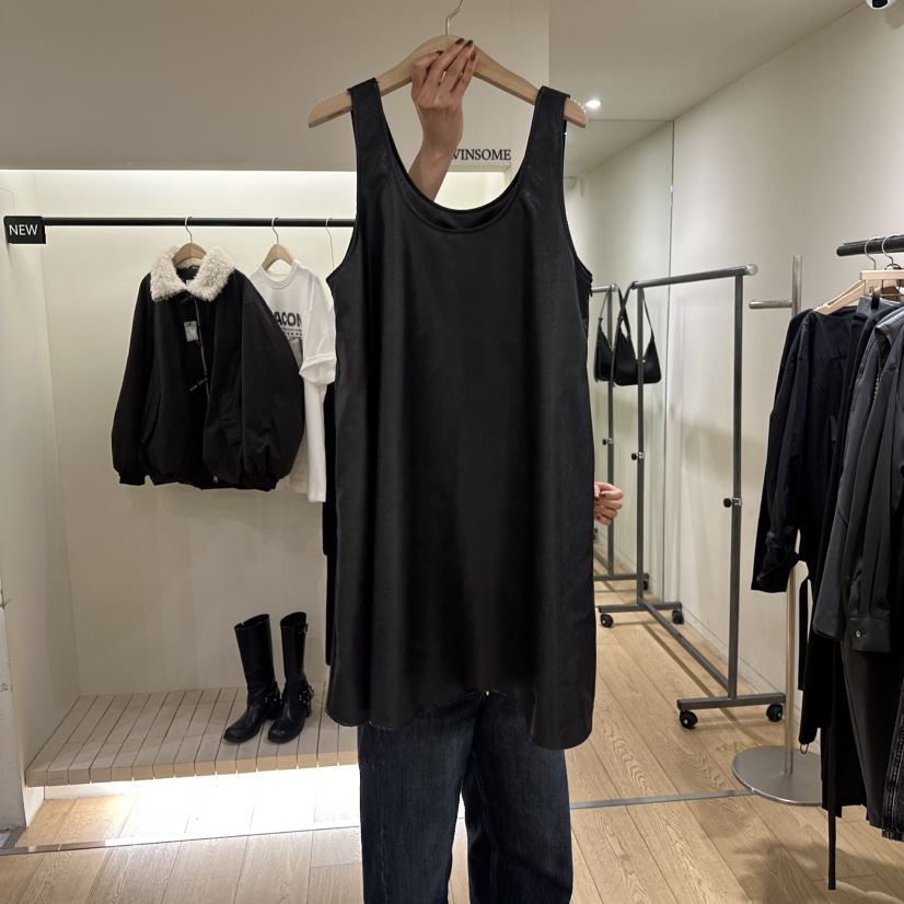 WINSOME韓國代購女士新品熱賣26春夏職業休閑時尚連衣裙皮革WINSOME連衣裙