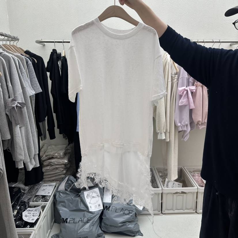 HUMMING BIRD東大門代購女士新品人氣時尚熱賣職業T恤蕾絲HUMMING BIRDT恤