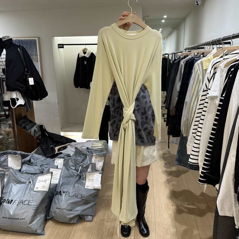 WINSOME韓國直郵女士新品熱賣時尚人氣26春夏休閑真品連衣裙WINSOME連衣裙