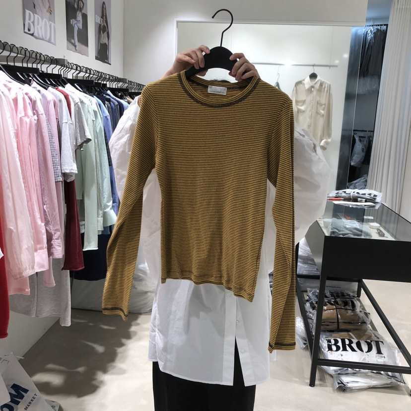 BROT韓國直郵女士新品休閑熱賣人氣26春夏推薦時尚長袖T恤BROT長袖T恤