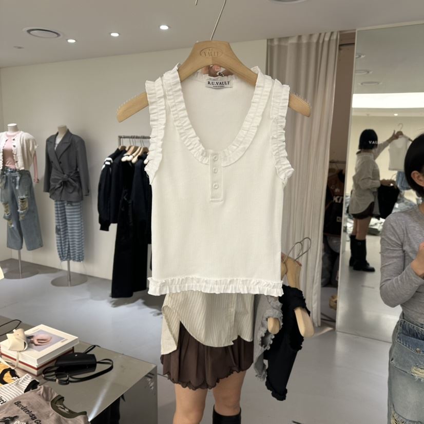 VAULT東大門代購女裝新款真品休閑26春夏人氣時尚吊帶背心VAULT吊帶/背心