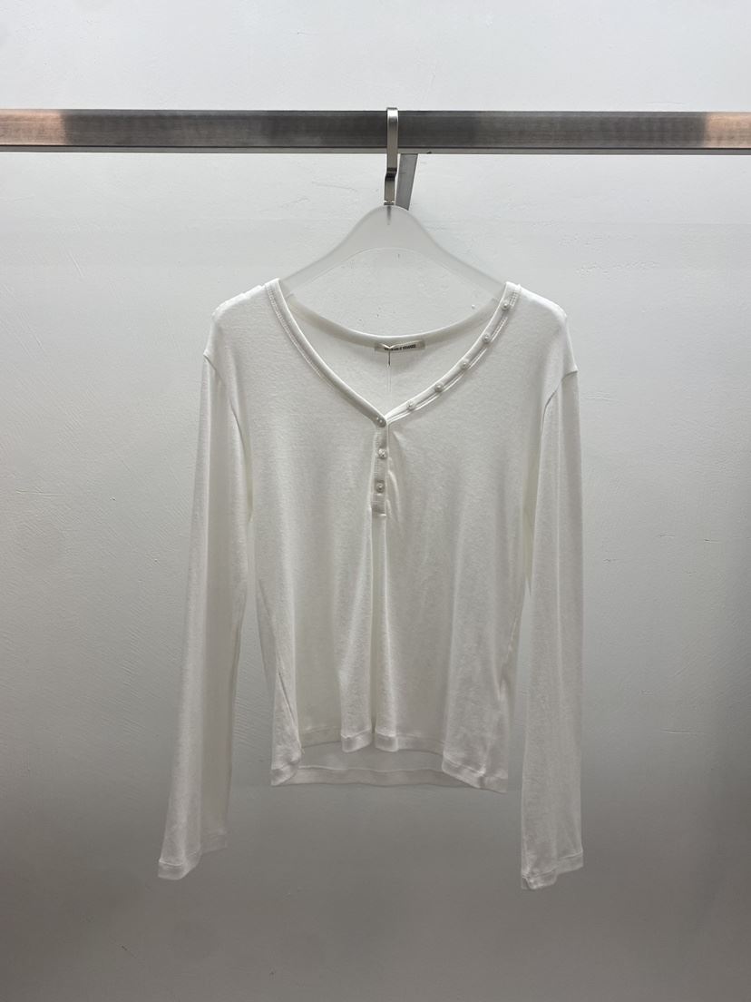 WEARABLE-L東大門直郵女士新品職業人氣推薦時尚長袖T恤V領WEARABLE長袖T恤