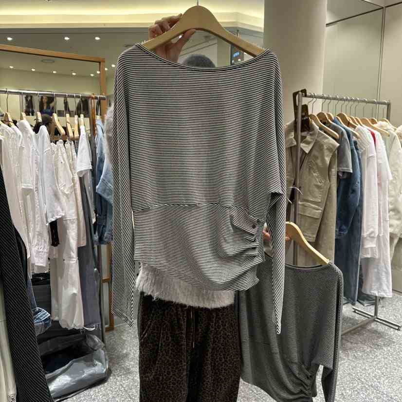 SOF東大門直郵女士新品休閑職業26春夏人氣長袖T恤不含飾品SOF長袖T恤