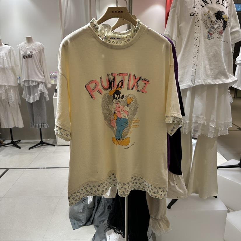 MINI UNNI東大門代購女裝新款真品時尚推薦職業熱賣人氣T恤MINI UNNIT恤