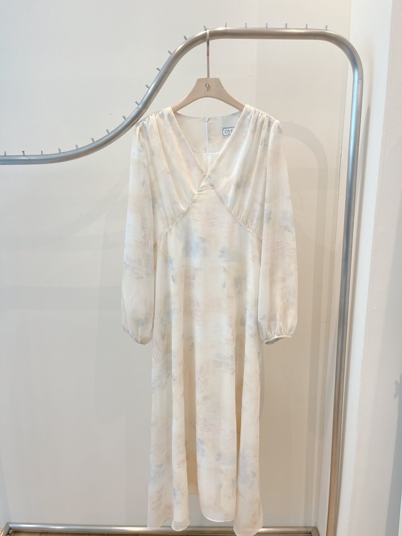 OVE韓國直郵女士新品時尚26春夏休閑人氣真品推薦職業連衣裙OVE連衣裙