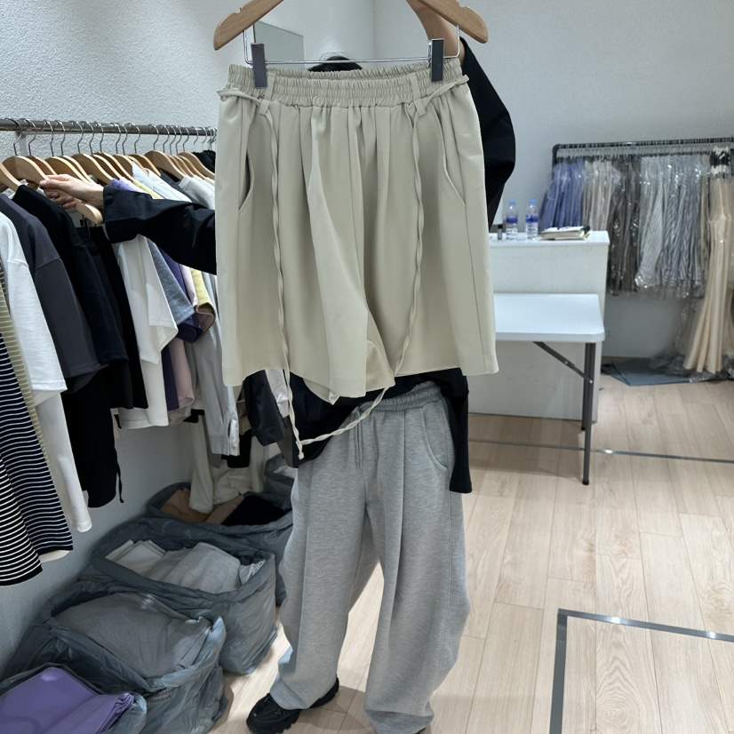 EPIC-S東大門代購女裝新款熱賣職業時尚人氣26春夏短褲含腰繩EPIC-S短褲