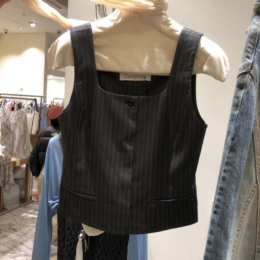TEMPTING韓國代購女士新款職業時尚休閑真品馬甲不含內搭TEMPTING馬甲