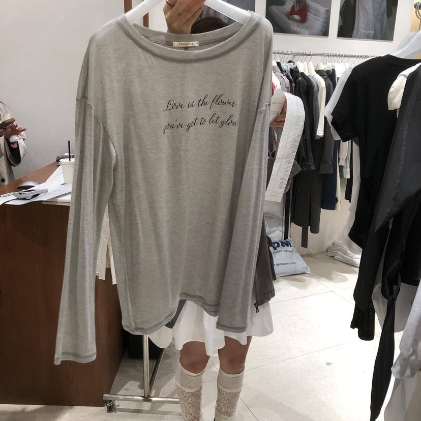 TEMPTING東大門實拍女裝新品休閑職業真品長袖T恤不含配飾TEMPTING長袖T恤