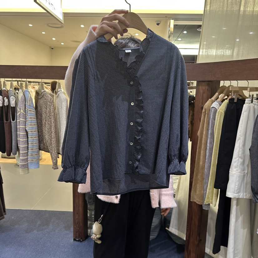 FURE東大門直郵女裝新款26春夏推薦熱賣職業真品襯衫蕾絲衫FURE襯衫/蕾絲衫