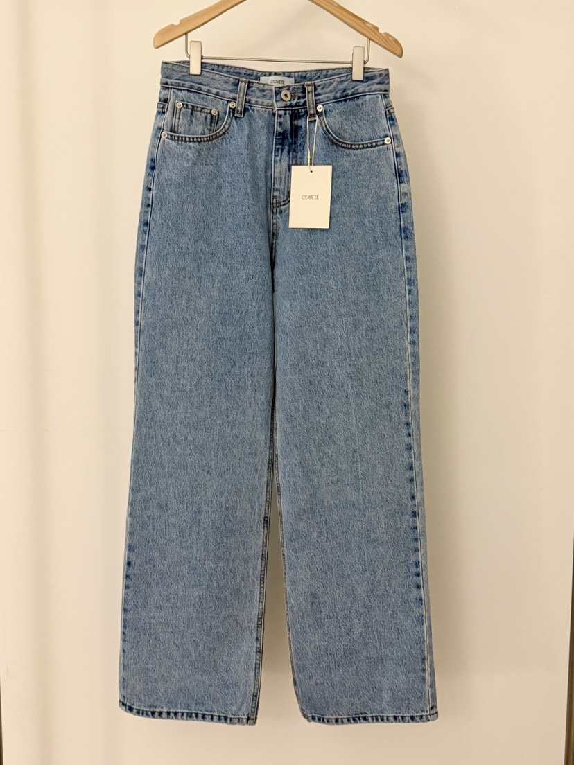 COMETE韓國直郵女士新款26春夏休閑人氣時尚熱賣推薦牛仔褲COMETE牛仔褲
