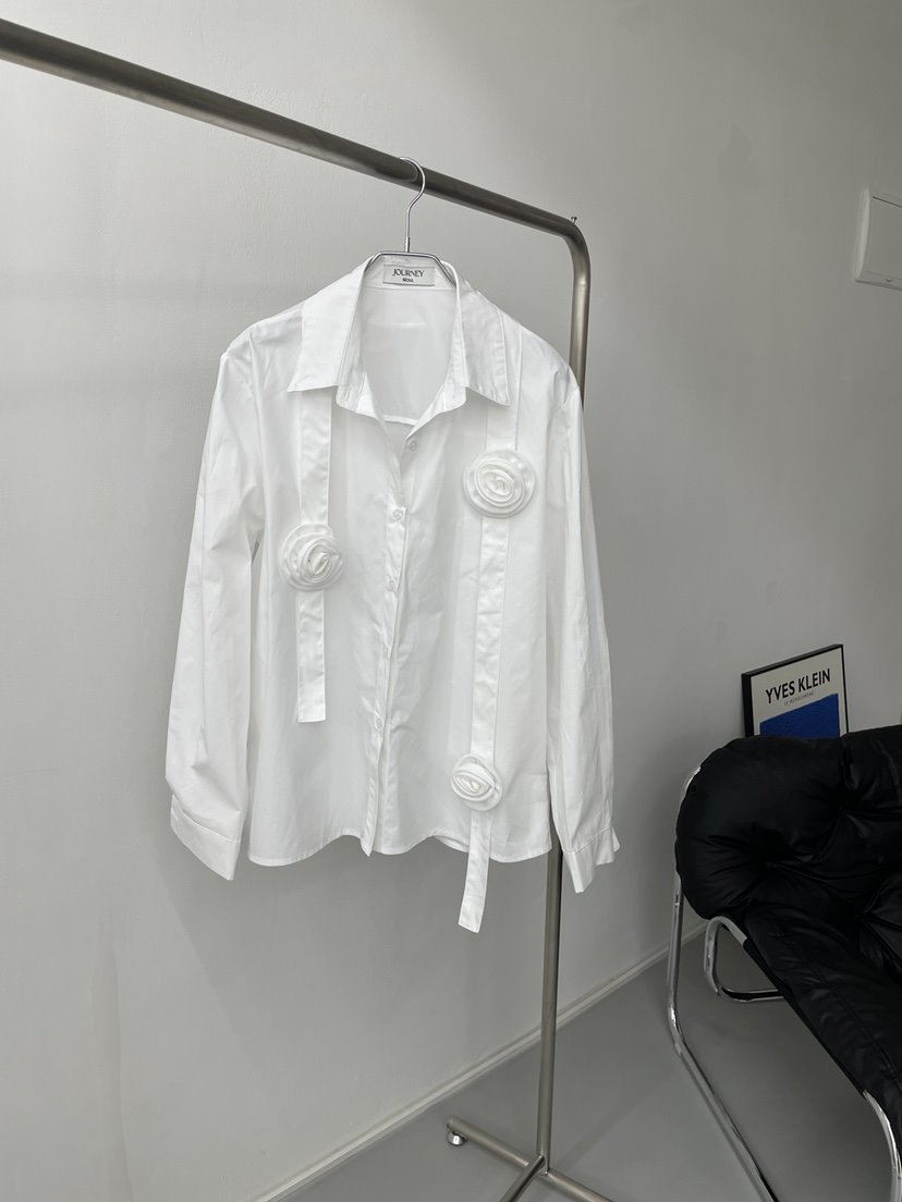 JOURNEY東大門實拍女士新款休閑推薦時尚職業襯衫蕾絲衫棉JOURNEY襯衫/蕾絲衫