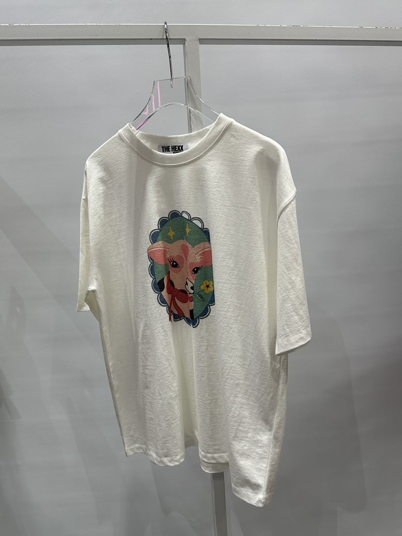 HEXX東大門實拍女士新品26春夏推薦人氣休閑時尚熱賣職業T恤THE HEXXT恤