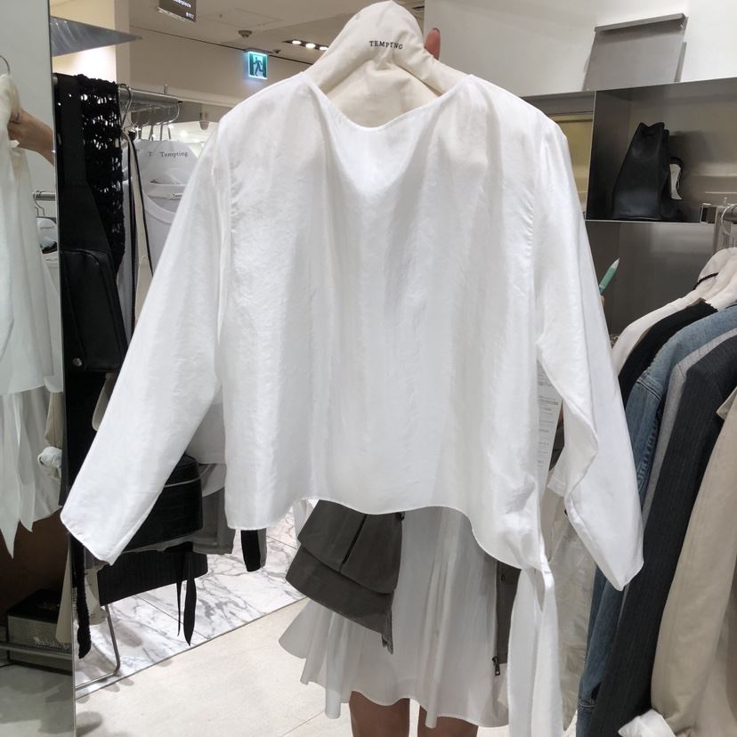 TEMPTING韓國直郵女裝新品26春夏真品職業熱賣襯衫蕾絲衫TEMPTING襯衫/蕾絲衫