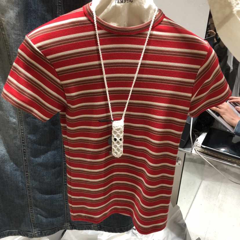 TEMPTING東大門直郵女裝新品人氣職業26春夏T恤不含配飾條紋TEMPTINGT恤