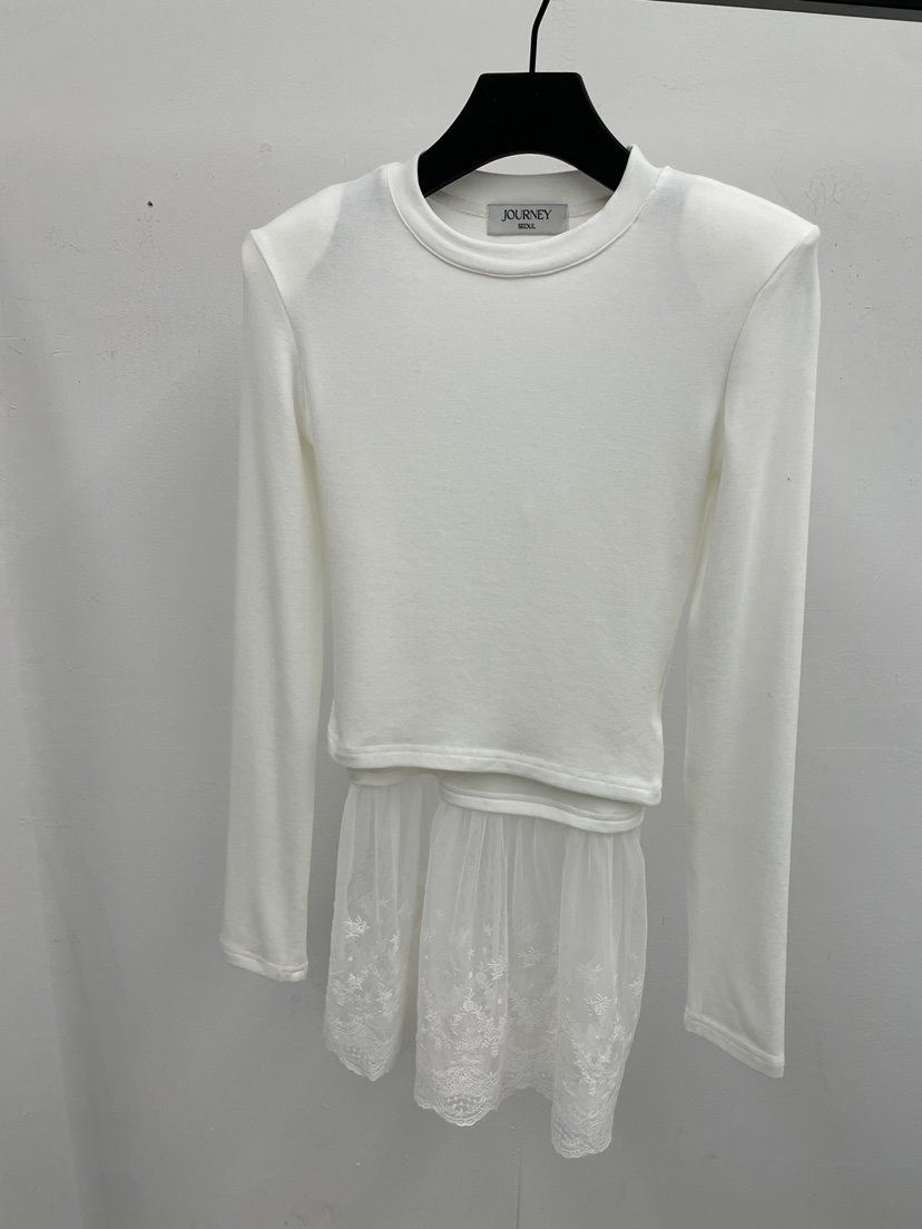 JOURNEY東大門代購女士新款真品26春夏推薦長袖T恤不含內搭JOURNEY長袖T恤