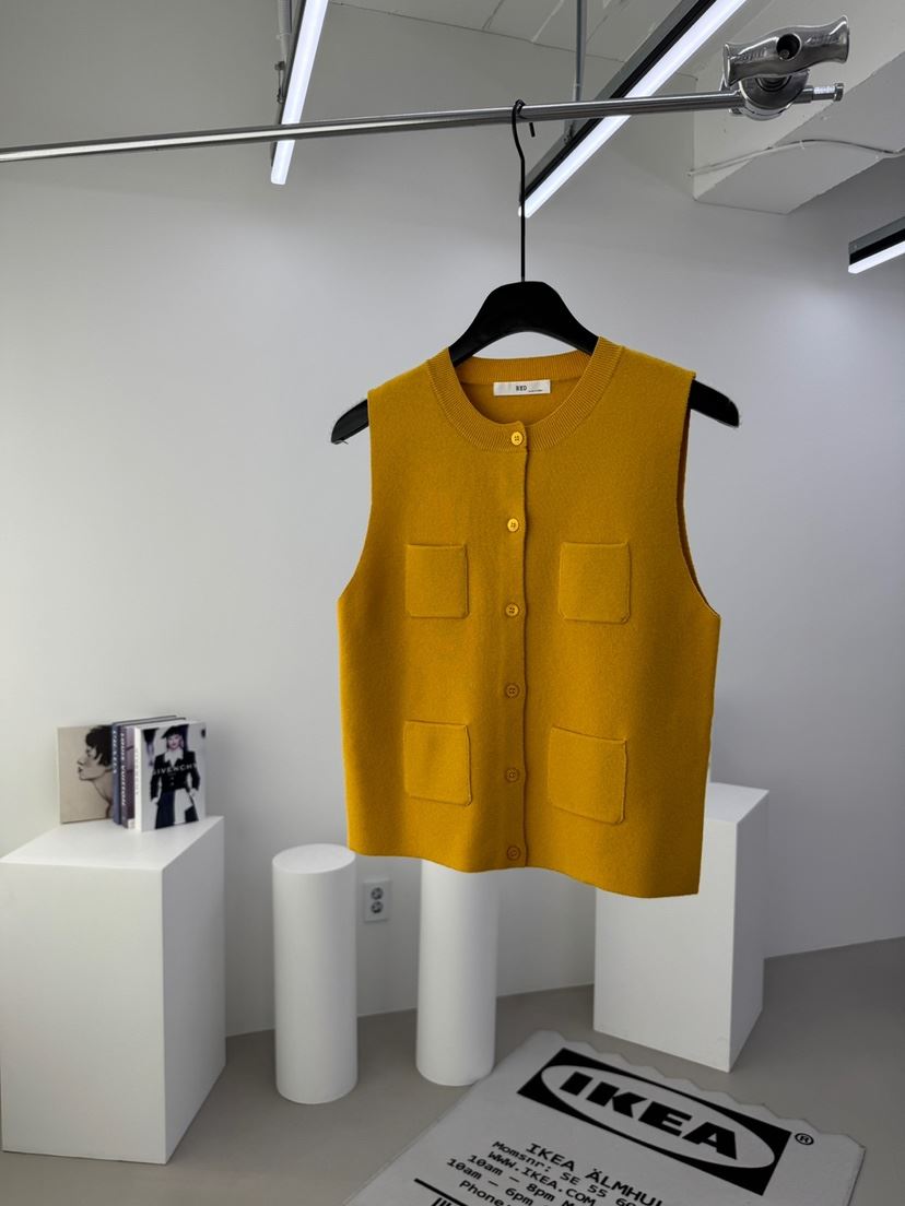 RED-A東大門實拍女士新品推薦26春夏休閑真品職業馬甲口袋RED-A馬甲