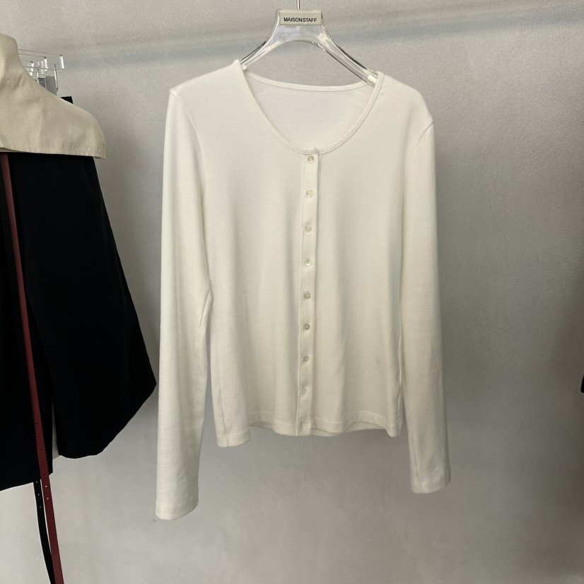 DOUBLE STANDARD/LE SMOKING/MAISONSTAFF東大門實拍女裝新品推薦長袖T恤MAISONSTAFF長袖T恤