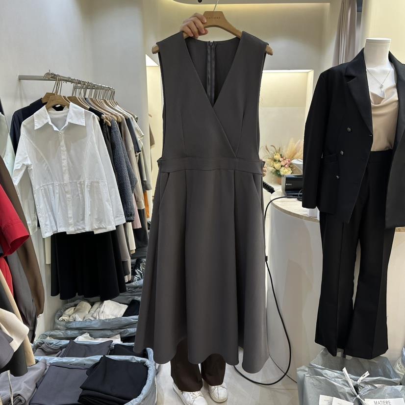 MATIERE東大門代購女士新款人氣真品26春夏職業休閑連衣裙MATIERE連衣裙