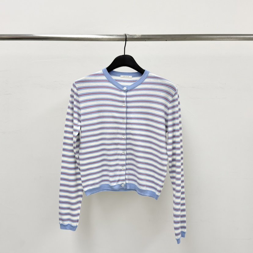 RIVER韓國代購女士新款真品時尚26春夏職業推薦針織衫開衫WATER/RIVER針織衫