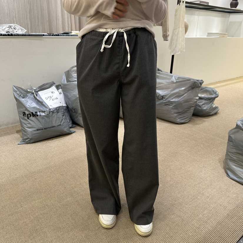 VEGETABLE東大門實拍女裝新款人氣推薦職業時尚休閑褲條紋VEGETABLE休閑褲