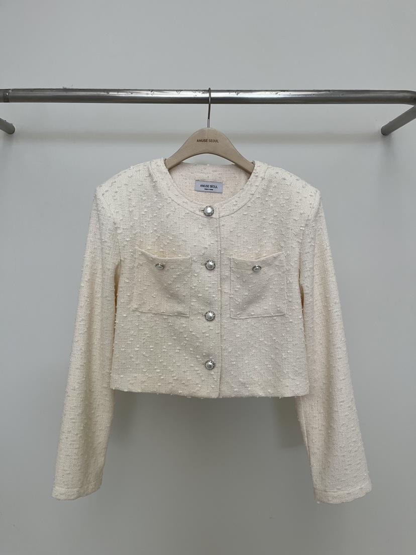 AMUSE SEOUL東大門代購女士新品職業休閑時尚26春夏夾克AMUSE SEOUL夾克