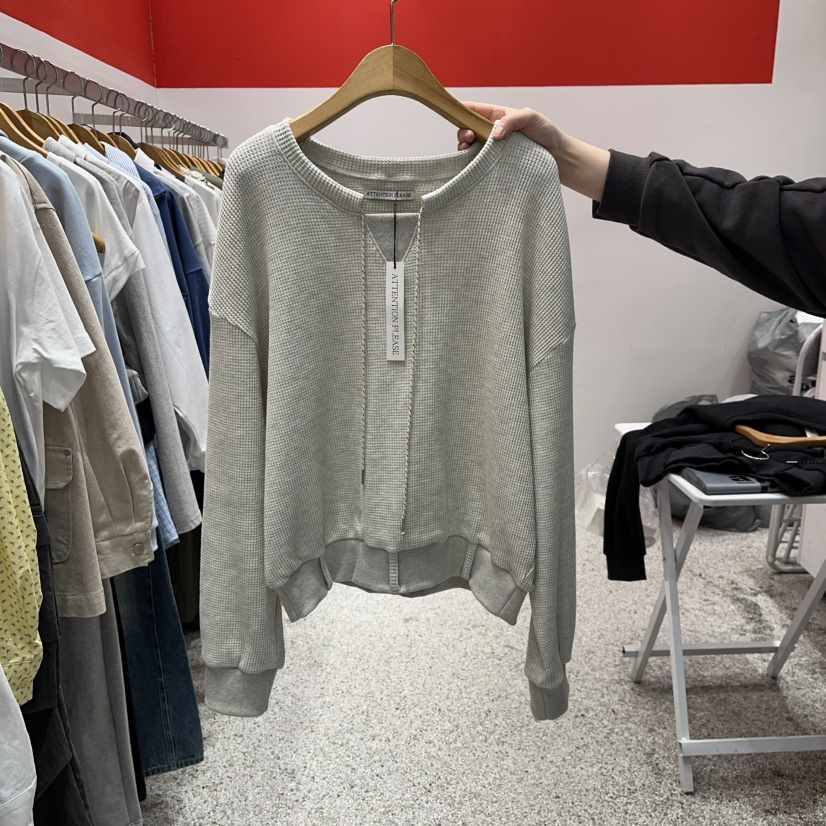 ATPZ韓國代購女士新款推薦休閑時尚真品人氣熱賣職業衛衣ATTENTION PLEAES衛衣