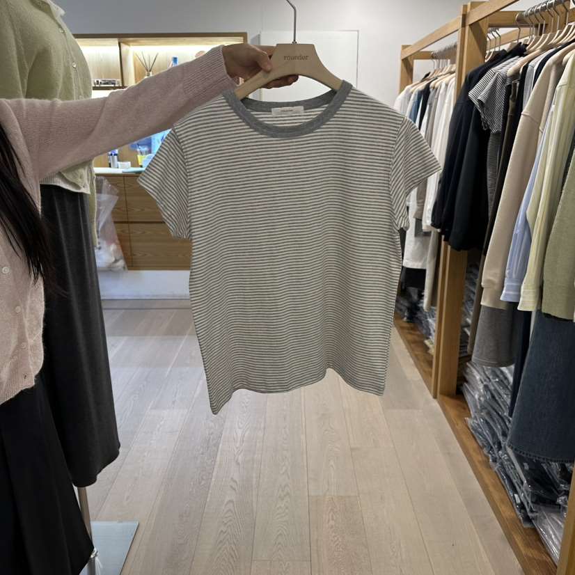 ROUNDER韓國代購女裝新款職業時尚人氣熱賣推薦26春夏T恤ROUNDERT恤