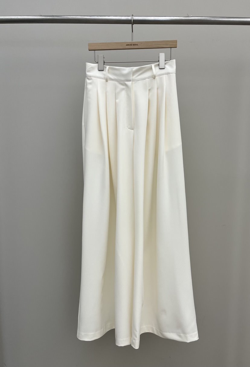 AMUSE SEOUL東大門代購女裝新款職業26春夏人氣休閑褲褶裥AMUSE SEOUL休閑褲