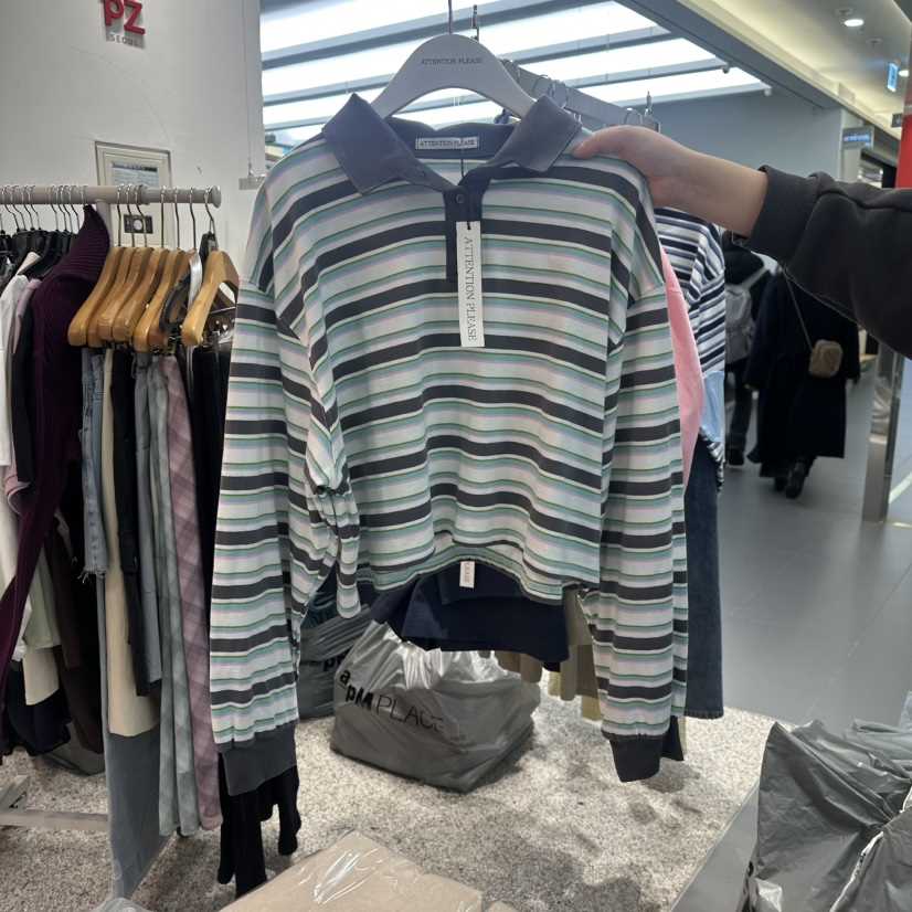 ATPZ東大門代購女裝新款時尚職業熱賣推薦人氣真品長袖T恤ATTENTION PLEAES長袖T恤