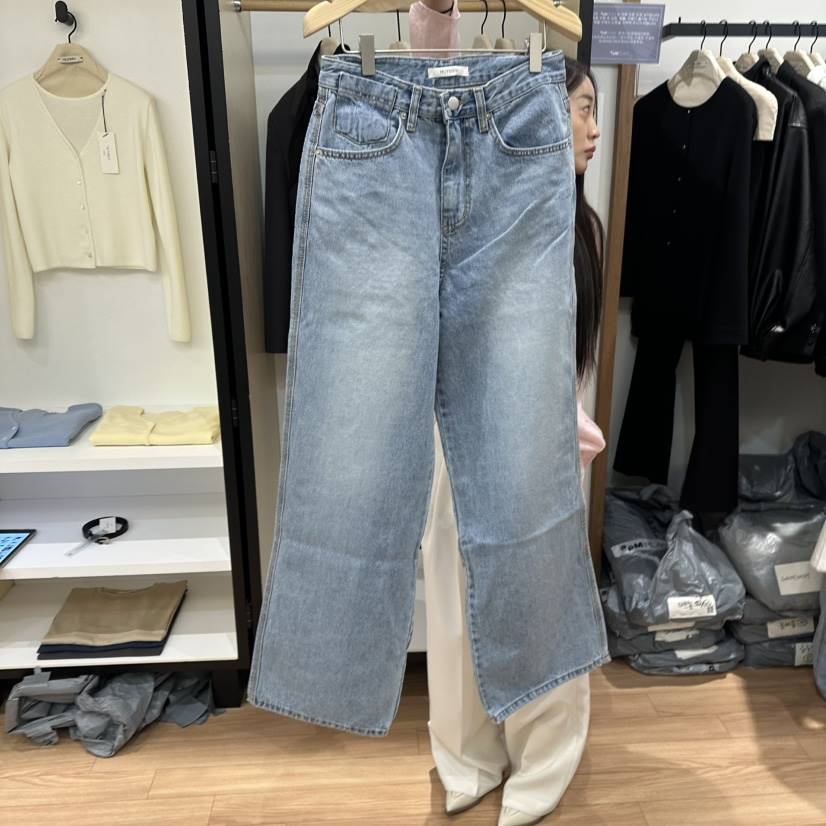 MUYBIEN東大門代購女士新款休閑時尚職業熱賣人氣真品牛仔褲MUYBIEN牛仔褲