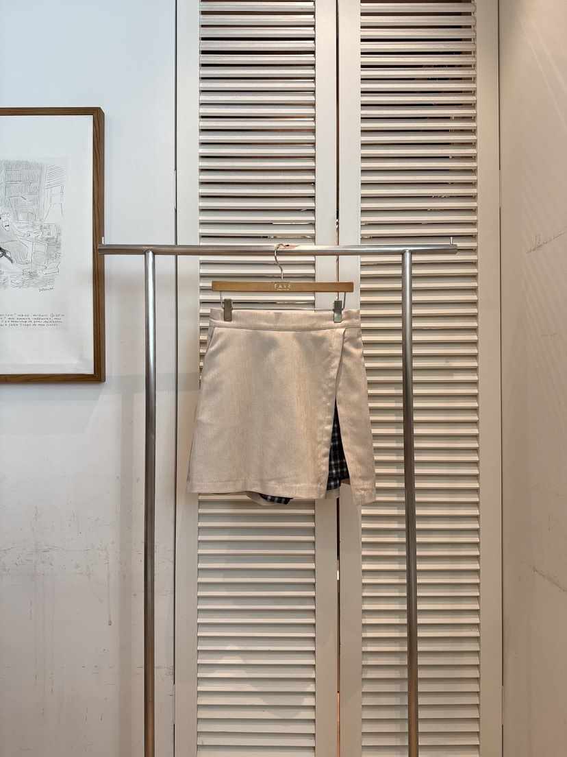 FAVE-L東大門代購女士新款熱賣休閑26春夏時尚真品裙褲格紋FAVE-L裙褲