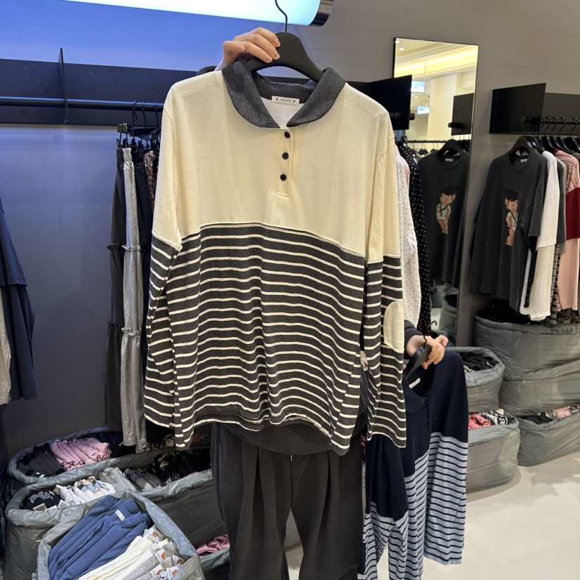 CREDITO東大門實拍女士新款休閑時尚26春夏熱賣襯衫蕾絲衫CREDITO襯衫/蕾絲衫