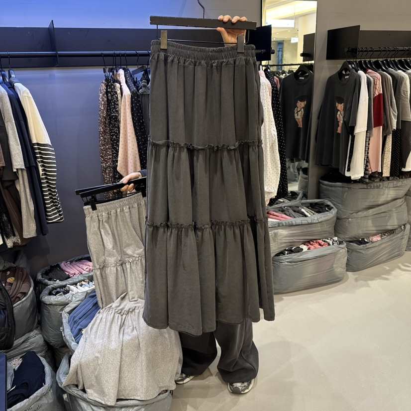 CREDITO韓國直郵女裝新品職業人氣推薦時尚熱賣真品休閑長裙CREDITO長裙