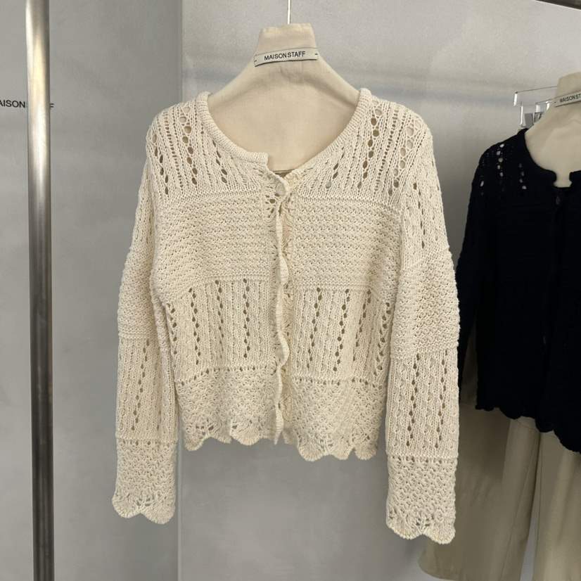 DOUBLE STANDARD/LE SMOKING/MAISONSTAFF韓國代購女士新款推薦針織衫MAISONSTAFF針織衫