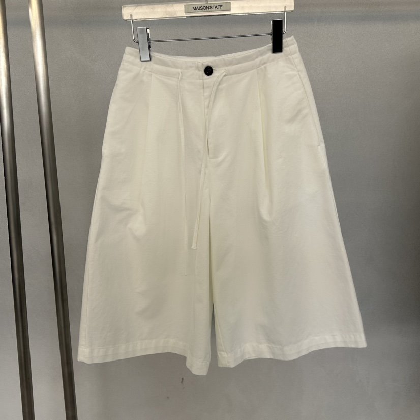 DOUBLE STANDARD/LE SMOKING/MAISONSTAFF東大門實拍女裝新款休閑短褲闊腿褲MAISONSTAFF短褲