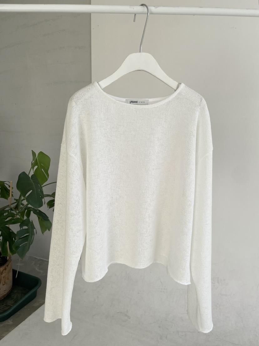 URBANE cloth東大門代購女裝新品休閑26春夏針織衫亞麻布URBANE cloth針織衫