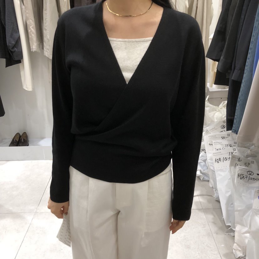 WOOD SAGE東大門實拍女裝新品休閑針織衫不含內搭真絲開衫WOOD SAGE針織衫