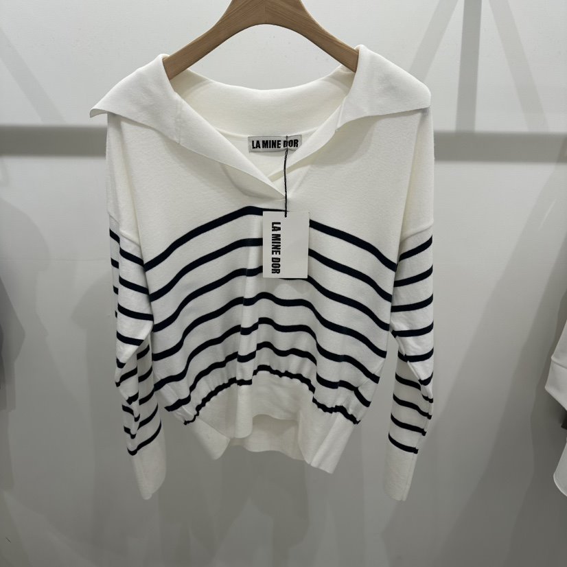 LAMINEDOR韓國直郵女裝新款26春夏休閑時尚熱賣人氣針織衫LA MINE DOR針織衫