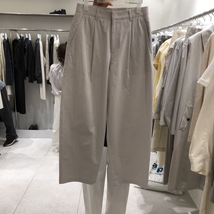 WOOD SAGE東大門實拍女士新品26春夏休閑推薦休閑褲褶裥WOOD SAGE休閑褲