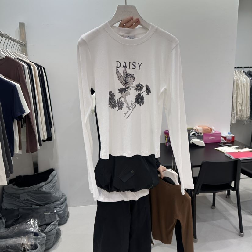 VISUAL SPACE/PAGE92/FLEISCHER韓國代購女士新款職業長袖T恤VISUAL SPACE/PAGE92/FLEISCHER長袖T恤