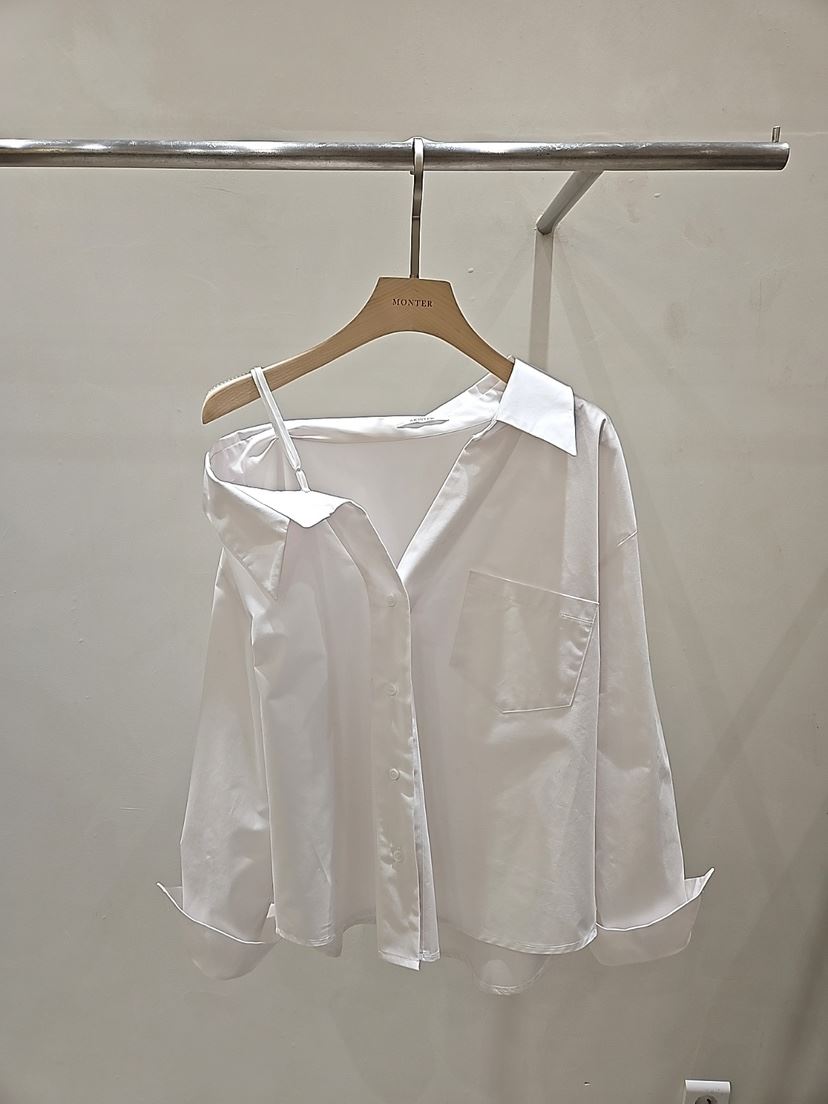 MONTER韓國直郵女裝新品時尚26春夏推薦休閑職業襯衫蕾絲衫MONTER襯衫/蕾絲衫